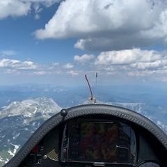 Flugwegposition um 14:06:06: Aufgenommen in der Nähe von Tragöß, 8612, Österreich in 3050 Meter